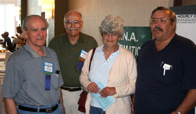 Bill English, Tom Rogers, Colleen and Bill Skinner